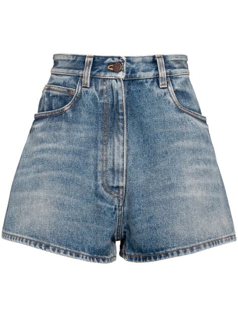 prada cargo shorts|prada denim shorts.